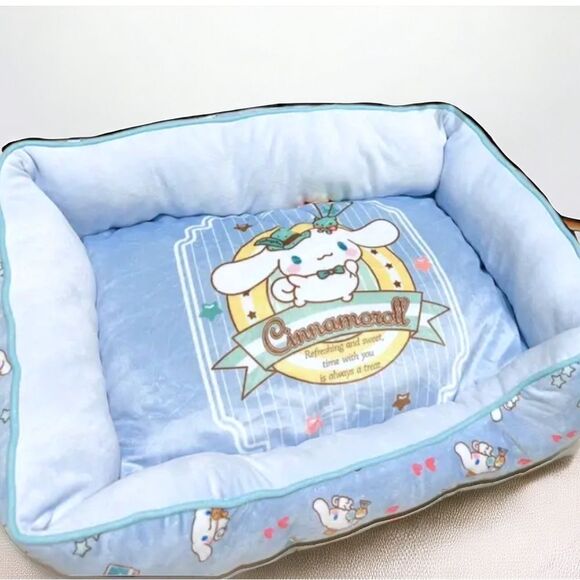 Sanrio Hello Kitty and Friends Cinnamaroll Super Soft Non-Slip Pet Bed Dogs Cats - Picture 7 of 7